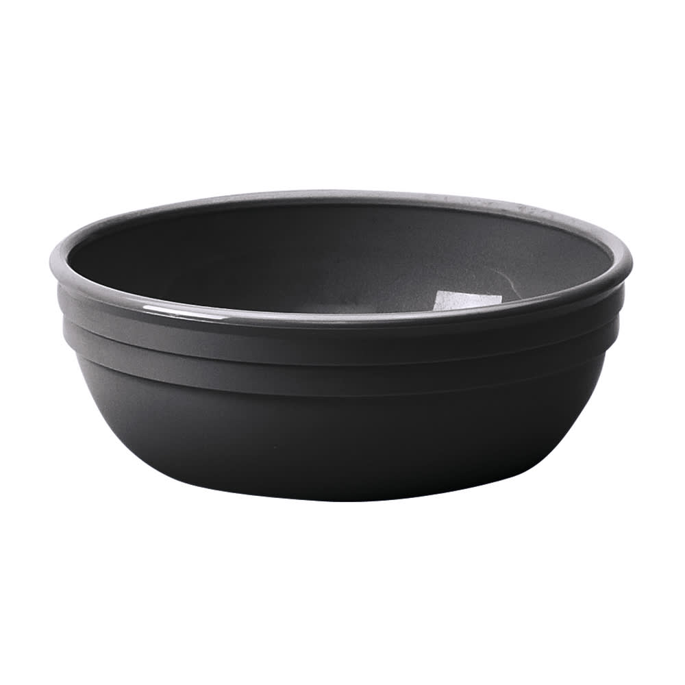 Cambro 100CW110 12 1/2 oz Round Camwear® Nappie Bowl - Plastic, Black
