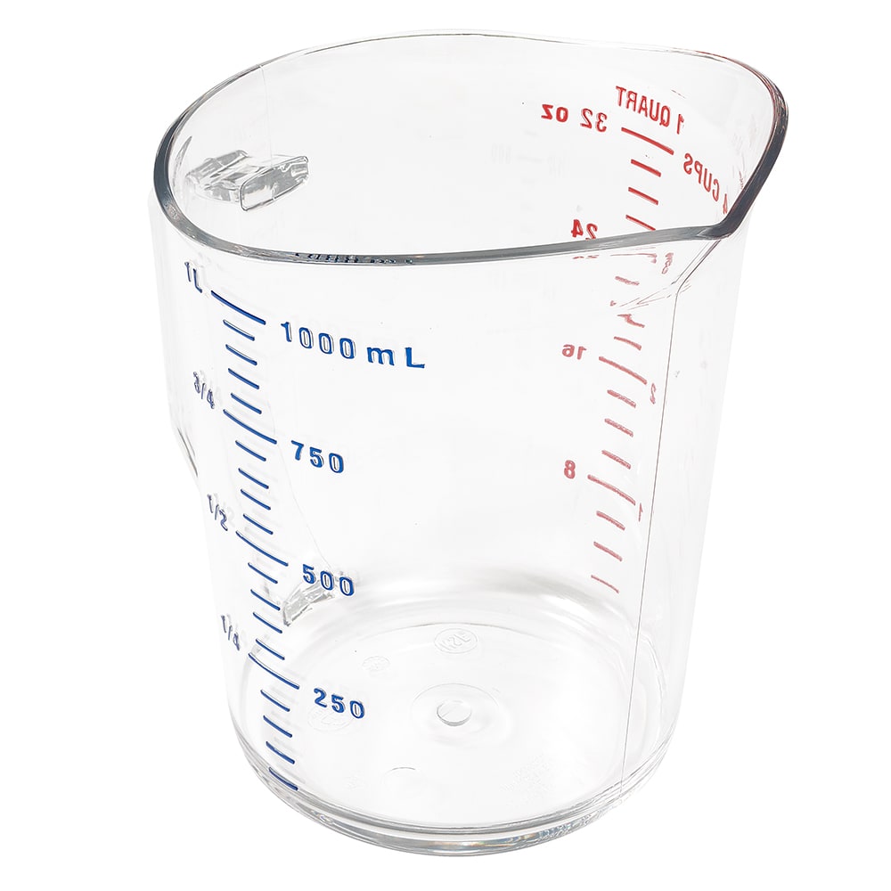 Cambro 100MCCW135 1 qt Camwear Measuring Cup - Clear