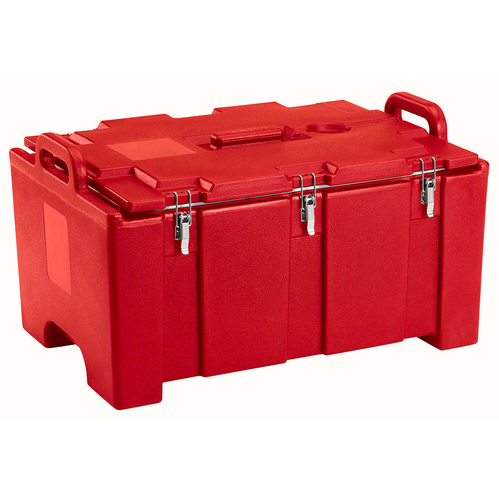 Cambro 100MPC158 Camcarriers® Insulated Food Carrier - 40 qt w/ (1) Pan Capacity, Red