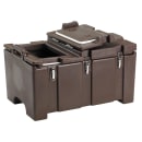 Cambro 100MPCHL131 Camcarriers® Insulated Food Carrier - 40 qt w/ (1) Pan Capacity, Hinged Lid, Brown thumbnail 2