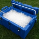 Cambro 100MPCHL158 Camcarriers® Insulated Food Carrier - 40 qt w/ (1) Pan Capacity, Hinged Lid, Red thumbnail 2