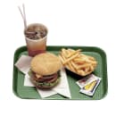 Cambro 1014FF119 Plastic Fast Food Tray - 13 1/2"L x 10 2/5"W, Sherwood Green thumbnail 2