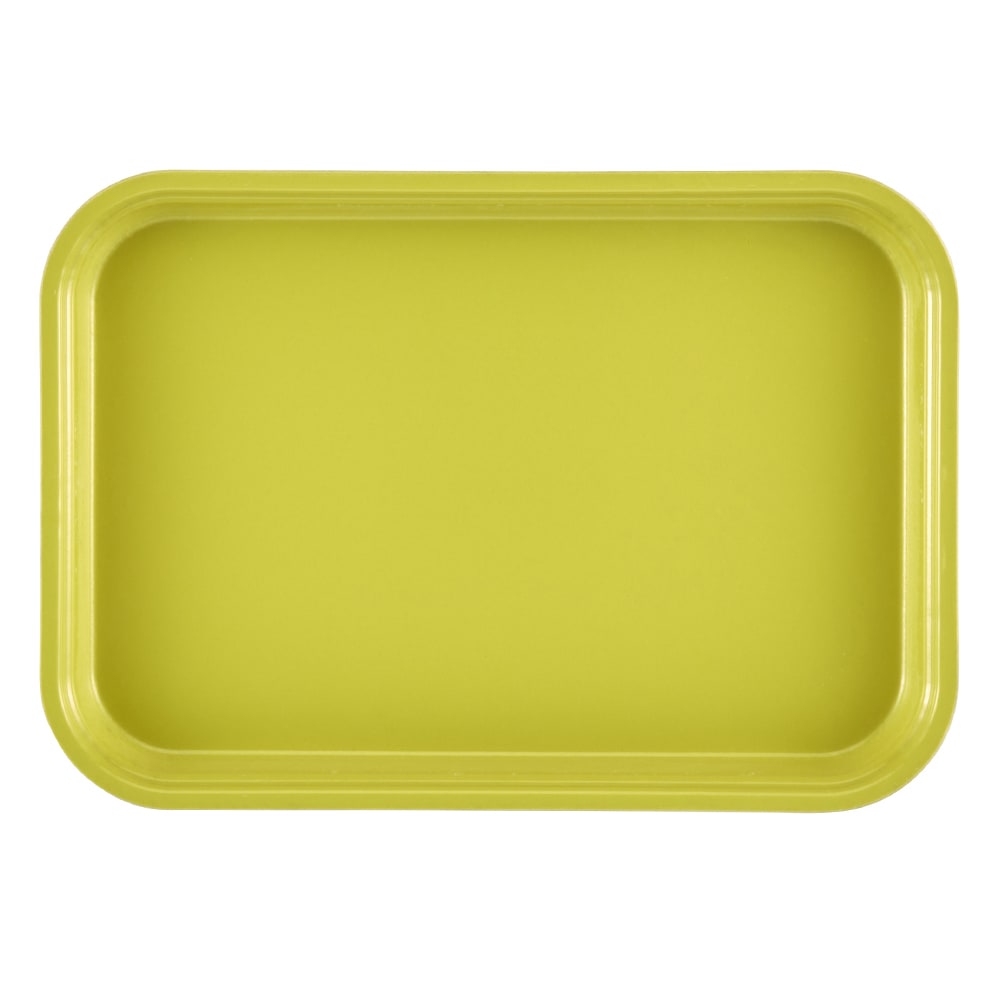 Cambro 1015MT145 Rectangular Market Display Tray - 10 1/8" x 15" x 3/4", Yellow