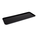 Cambro 1030MT110 Rectangular Market Display Tray - 10 7/16" x 30" x 3/4", Black thumbnail 3