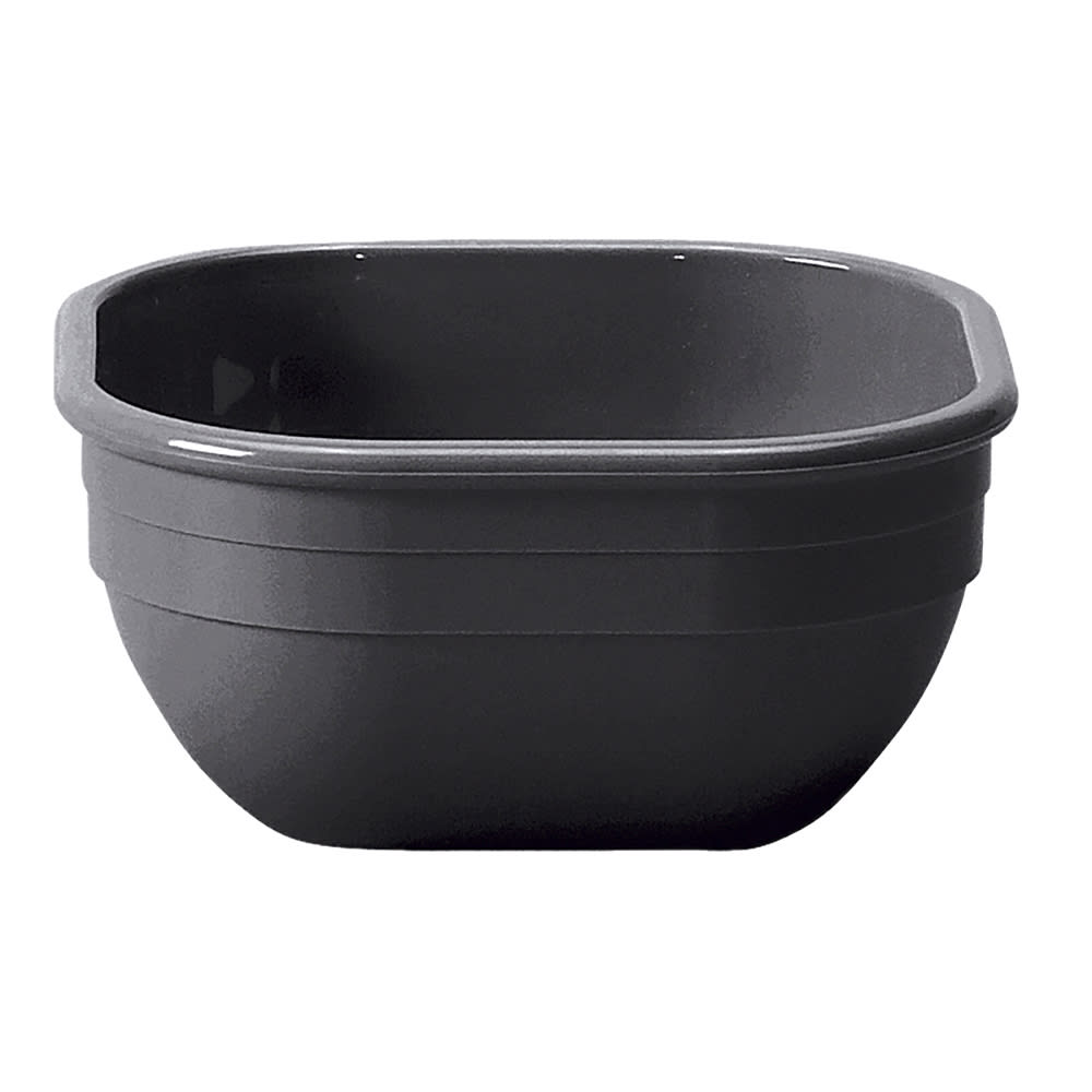 Cambro 10CW110 9 2/5 oz Square Plastic Bowl, Black