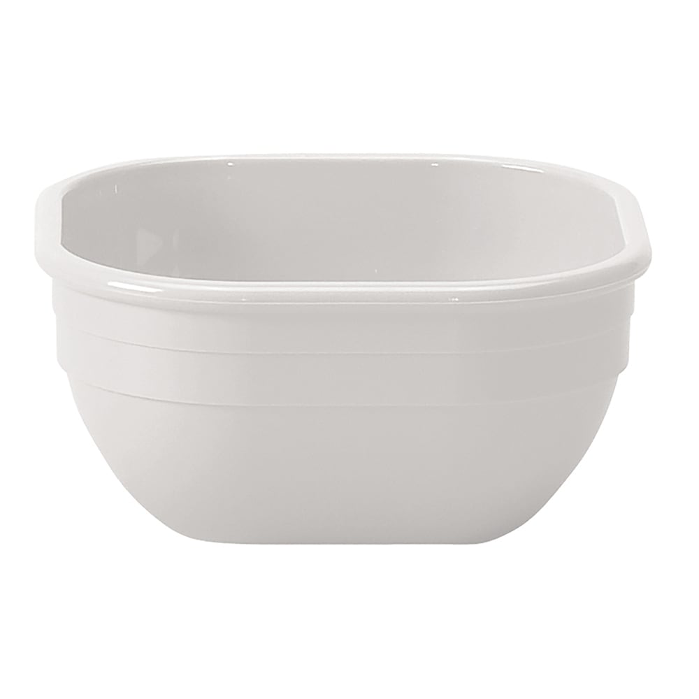 Cambro 10CW148 9 2/5 oz Square Plastic Bowl, White