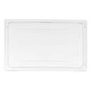 Cambro 10CWC135 Camwear Food Pan Cover - Full Size, Flat, Clear thumbnail 2