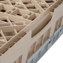 Cambro 10HC414184 Camrack Cup Rack with Extender - 10 Compartment, Half-Size, Beige thumbnail 6