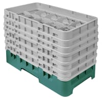 Cambro 10HS1114151 Camrack Glass Rack - (6)Extenders, 10-Compartments, Soft Gray thumbnail 6