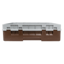 Cambro 10HS318167 Camrack Glass Rack with Extender - 10 Compartments, Brown thumbnail 2