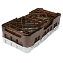 Cambro 10HS318167 Camrack Glass Rack with Extender - 10 Compartments, Brown thumbnail 5