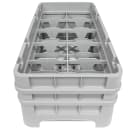 Cambro 10HS434151 Camrack Glass Rack - (2)Extenders, 10 Compartments, Soft Gray thumbnail 4