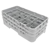 Cambro 10HS434186 Camrack Glass Rack - (2)Extenders, 10 Compartments, Navy Blue thumbnail 2