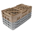 Cambro 10HS638184 Camrack Glass Rack - (3)Extenders, 10 Compartments, Beige thumbnail 5