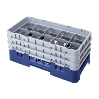 Cambro 10HS638416 Camrack Glass Rack - (3)Extenders, 10 Compartments, Cranberry thumbnail 3