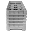 Cambro 10HS800151 Camrack Glass Rack - (4)Extenders, 10 Compartments, Soft Gray thumbnail 4