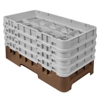 Cambro 10HS800416 Camrack Glass Rack - (4)Extenders, 10 Compartments, Cranberry thumbnail 2