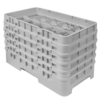 Cambro 10HS958184 Camrack Glass Rack - (5)Extenders, 10 Compartments, Beige thumbnail 3