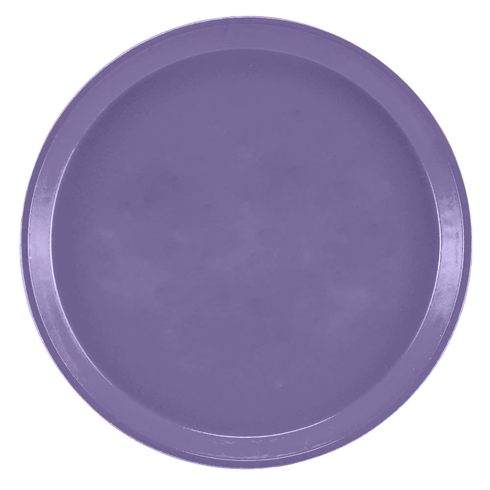 Cambro 1100551 11" Round Serving Camtray -  Fiberglass, Grape