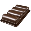 Cambro 1120CBP131 4 Compartment Cutlery Bin - Plastic, Dark Brown thumbnail 5