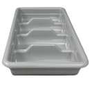 Cambro 1120CBP180 4 Compartment Cutlery Bin - Plastic, Light Gray thumbnail 4