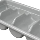 Cambro 1120CBP180 4 Compartment Cutlery Bin - Plastic, Light Gray thumbnail 6