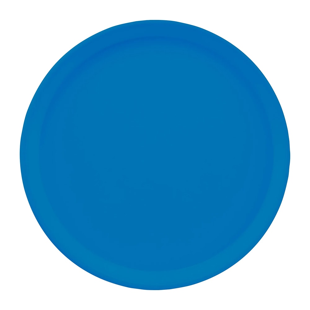 Cambro 1200105 12" Round Serving Camtray - Fiberglass, Horizon Blue