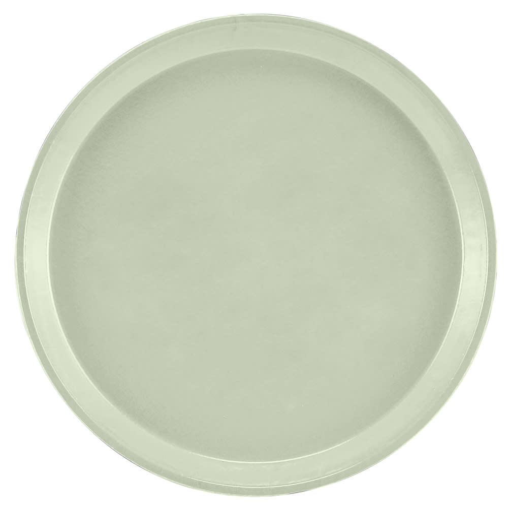 Cambro 1200429 12" Round Serving Camtray - Fiberglass, Key Lime