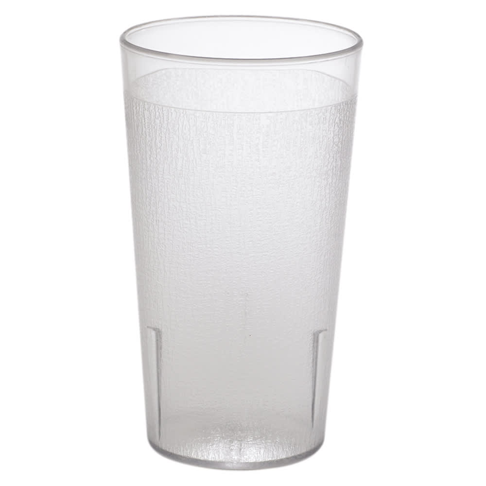 Cambro 1200CW152 13 oz Clear Textured Plastic Tumbler