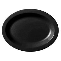 Cambro 120CWP148 12" x 9" Oval Camwear Platter - Plastic, White thumbnail 3