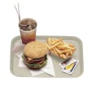 Cambro 1216FF106 Plastic Fast Food Tray - 16 1/10" L x 11 4/5"W, Light Peach thumbnail 2