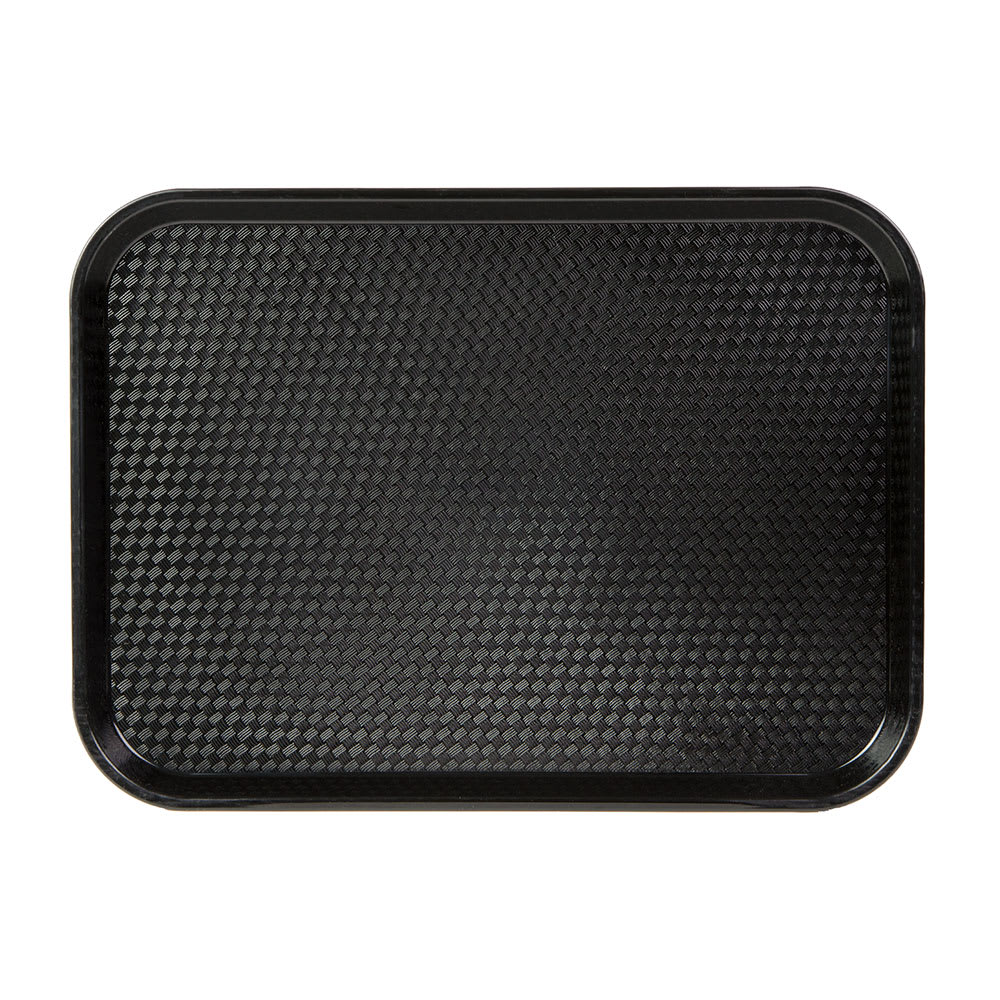 Cambro 1216FF110 Plastic Fast Food Tray - 16 1/10" L x 11 4/5"W, Black