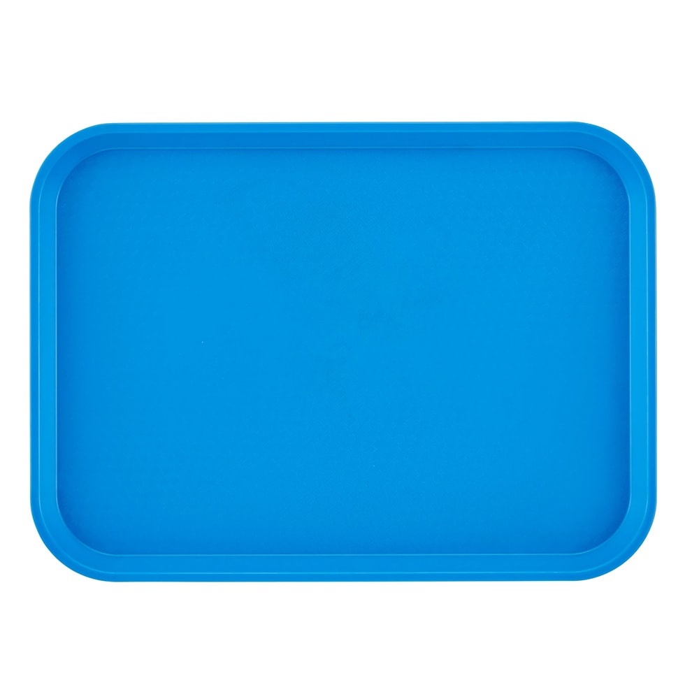 Cambro 1216FF168 Plastic Fast Food Tray - 16 1/10" L x 11 4/5"W, Blue