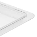 Cambro 1218CCW135 Camwear Food Storage Cover - Flat, 12x18" Clear thumbnail 3