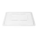 Cambro 1218CCW135 Camwear Food Storage Cover - Flat, 12x18" Clear thumbnail 4