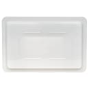 Cambro 1218CP148 Camwear Food Storage Cover - Flat, 12x18" Natural White thumbnail 3