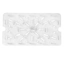 Cambro 1218DSCW135 Camwear Food Storage Box Drain Shelf - Fits 12" x 18" Storage Box, Clear thumbnail 2