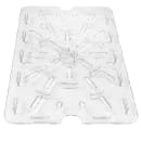 Cambro 1218DSCW135 Camwear Food Storage Box Drain Shelf - Fits 12" x 18" Storage Box, Clear thumbnail 4