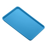 Cambro 1224MT110 Rectangular Market Display Tray - 12 7/16" x 24" x 3/4", Black thumbnail 7