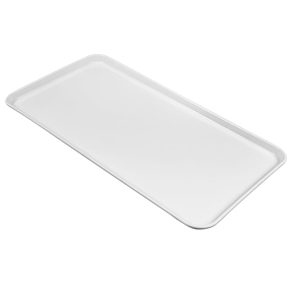 Cambro 1224MT148 Rectangular Market Display Tray - 12 7/16" x 24" x 3/4", White