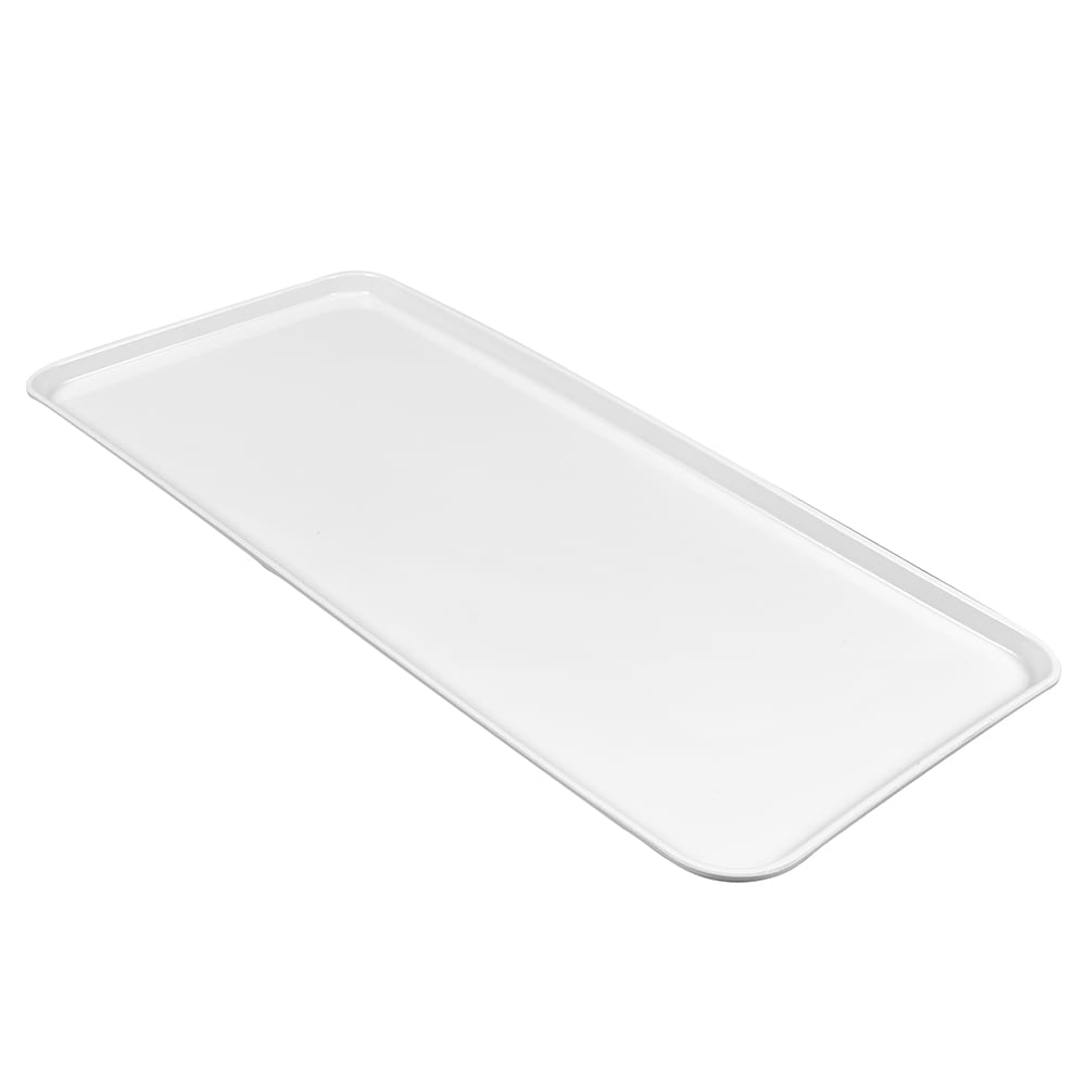 Cambro 1230MT148 Rectangular Market Display Tray - 12 7/16" x 30" x 3/4", White