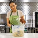 Cambro 12RFSPROPP190 12 qt CamRound® FreshPro Round Storage Container - Polypropylene, Translucent thumbnail 12