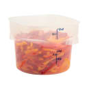 Cambro 12RFSPROPP190 12 qt CamRound® FreshPro Round Storage Container - Polypropylene, Translucent thumbnail 6