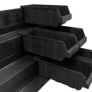 Cambro 12RS12110 Condiment Organizer w/ (12) Bins - Black thumbnail 6