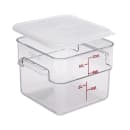 Cambro 12SFSCW135 12 qt Square Food Storage Container - CamSquare®, Polycarbonate, Clear thumbnail 10