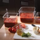 Cambro 12SFSCW135 12 qt Square Food Storage Container - CamSquare®, Polycarbonate, Clear thumbnail 12