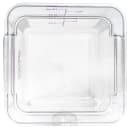 Cambro 12SFSCW441 12 qt Square Food Storage Container - CamSquare®, Allergen-Free, Polycarbonate, Clear thumbnail 5