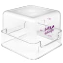 Cambro 12SFSCW441 12 qt Square Food Storage Container - CamSquare®, Allergen-Free, Polycarbonate, Clear thumbnail 6