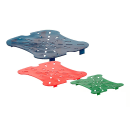 Cambro 12SFSFPDPP267 CamSquare® FreshPro Food Pan Drain Shelf for 12, 18 & 22 qt FreshPro Containers, Translucent Blue thumbnail 5