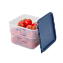 Cambro 12SFSPP190 12 qt Square Food Storage Container - CamSquare®, Polypropylene, Translucent thumbnail 3